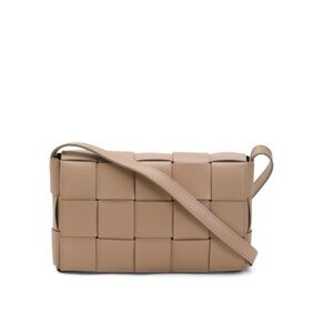 Used Good Condition Isadora Woven Beige Crossbody Bag